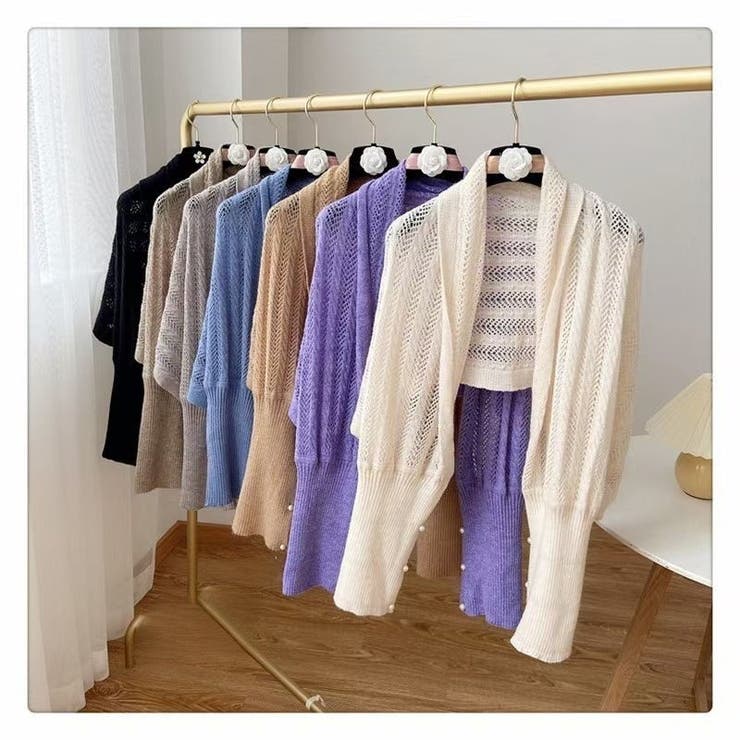 カーディガン ボレロ ストール | PlusNao | 詳細画像7 