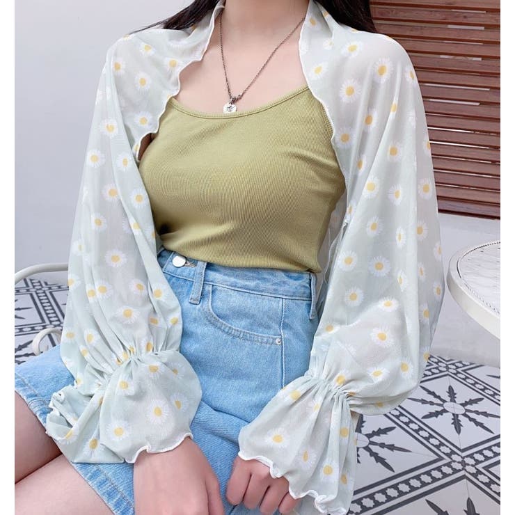 ショールカーディガン 袖付きストール ボレロ | PlusNao | 詳細画像5 