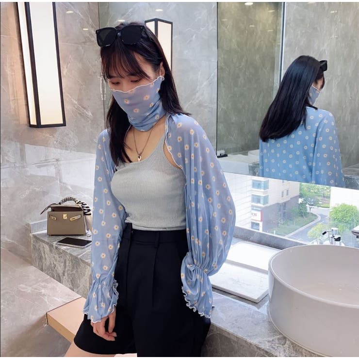 ショールカーディガン 袖付きストール ボレロ | PlusNao | 詳細画像6 