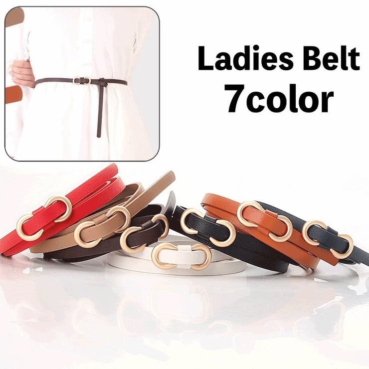 ベルト 穴なしベルト レディース | PlusNao | 詳細画像1 