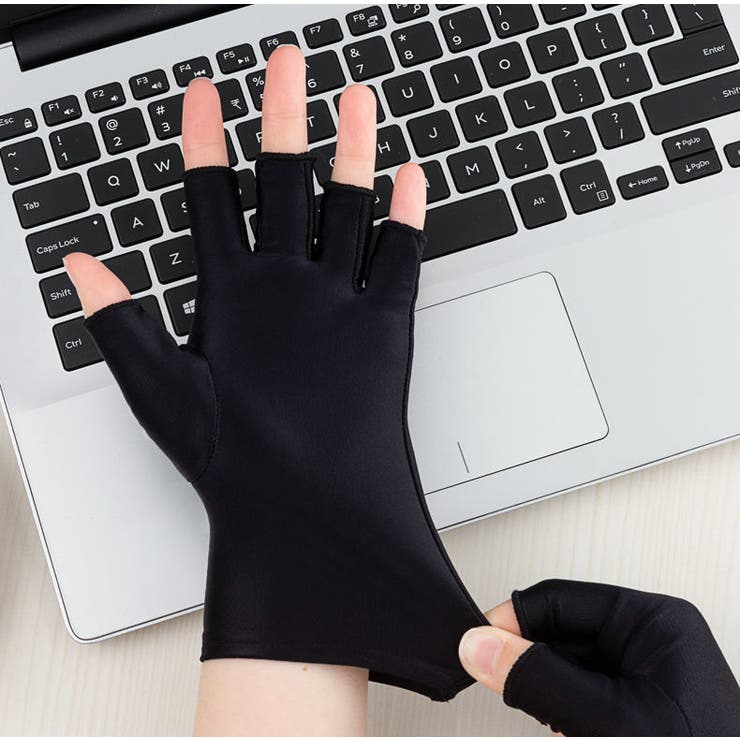 手袋 指無し 指抜き | PlusNao | 詳細画像10 