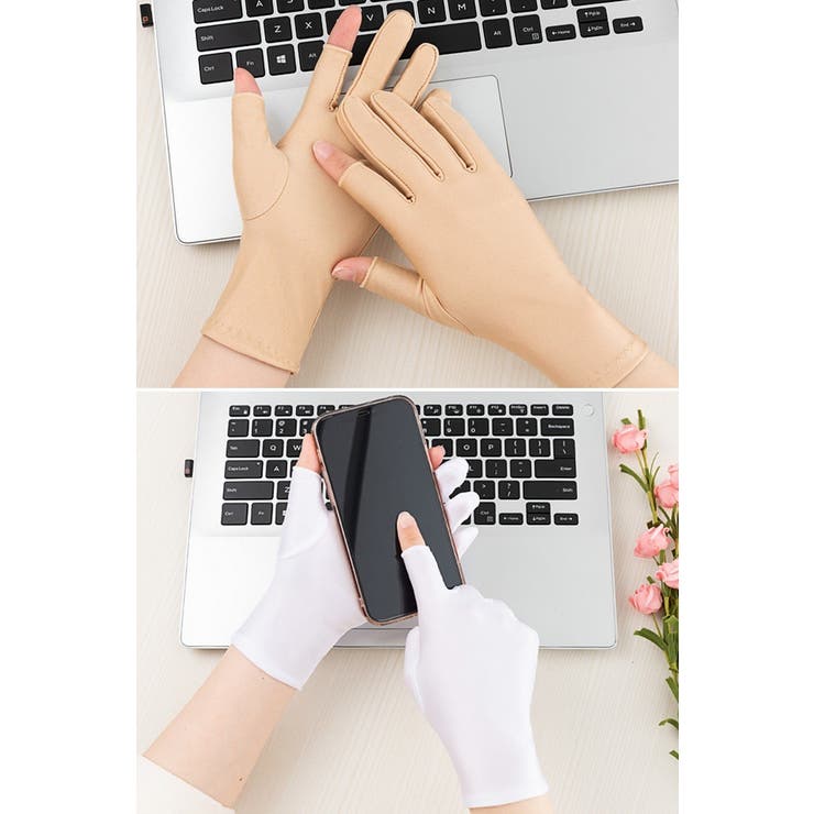 手袋 指無し 指抜き | PlusNao | 詳細画像15 