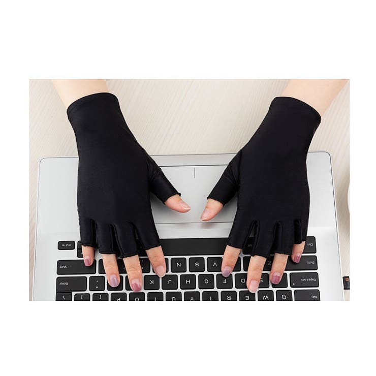 手袋 指無し 指抜き | PlusNao | 詳細画像6 