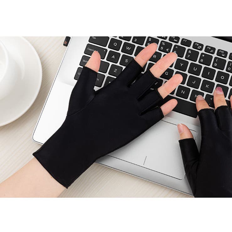 手袋 指無し 指抜き | PlusNao | 詳細画像7 