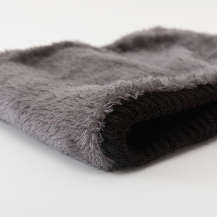 ネックウォーマー リブニット 裏起毛 | PlusNao | 詳細画像12 