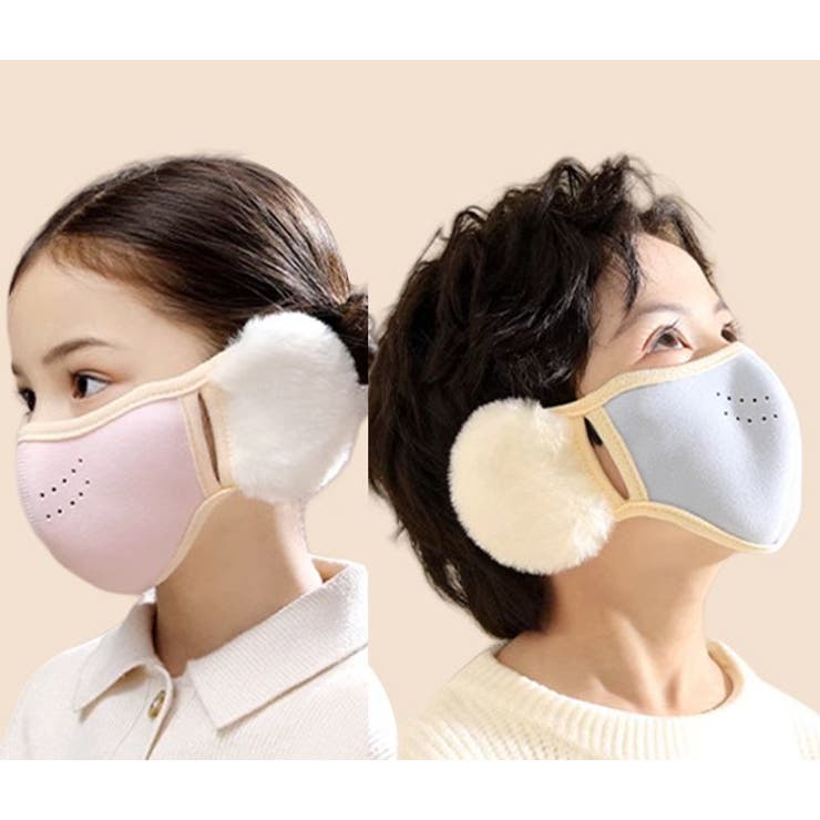 耳当て一体型マスク 耳あて 耳カバー | PlusNao | 詳細画像3 