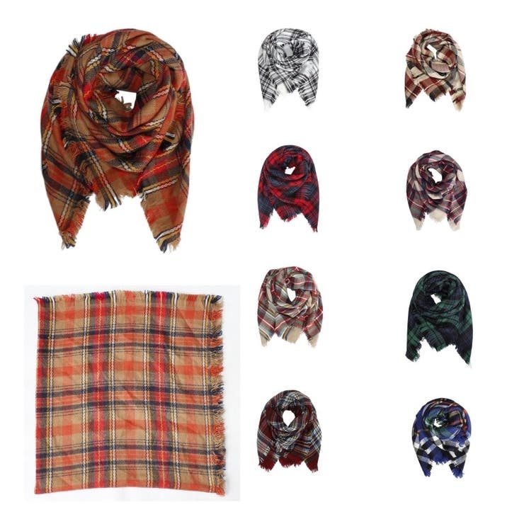 ストール フリンジ付 アフガンストール | PlusNao | 詳細画像3