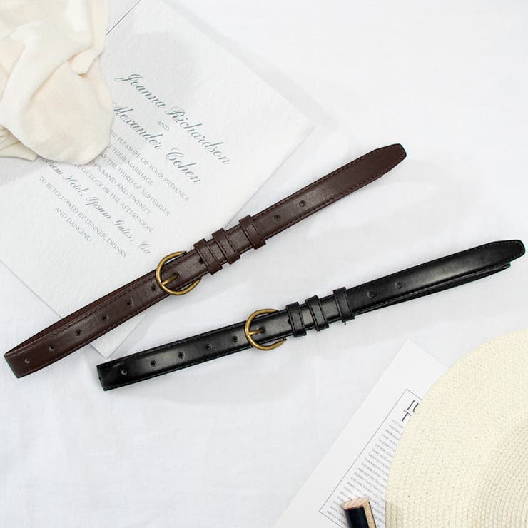 ベルト レザー調 ピンバックル | PlusNao | 詳細画像11 