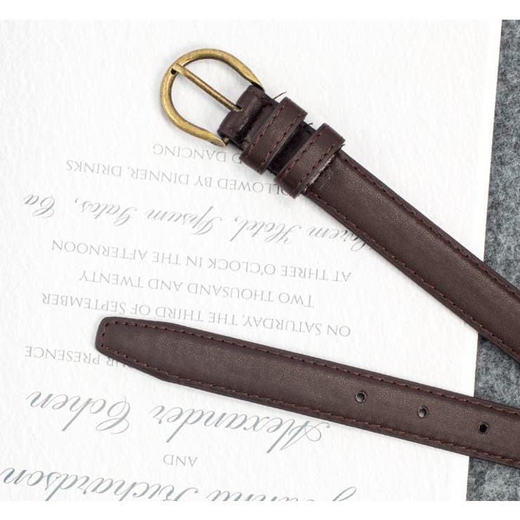 ベルト レザー調 ピンバックル | PlusNao | 詳細画像16 