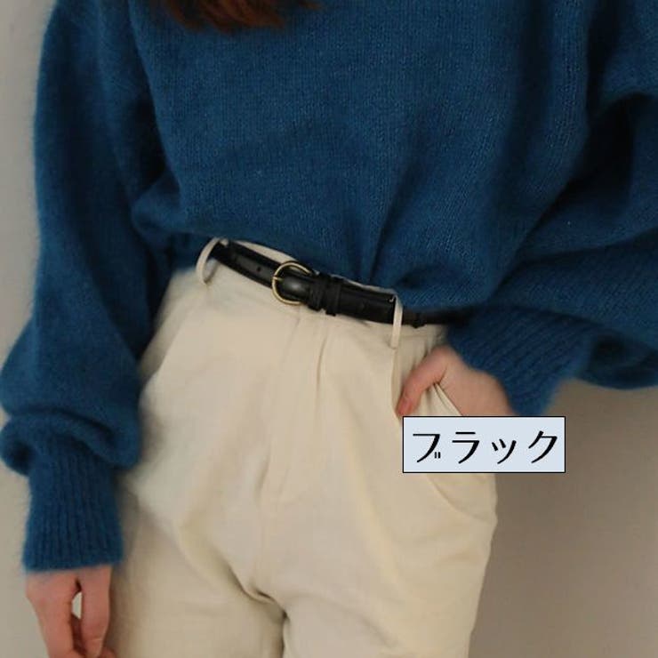 ベルト レザー調 ピンバックル | PlusNao | 詳細画像17 