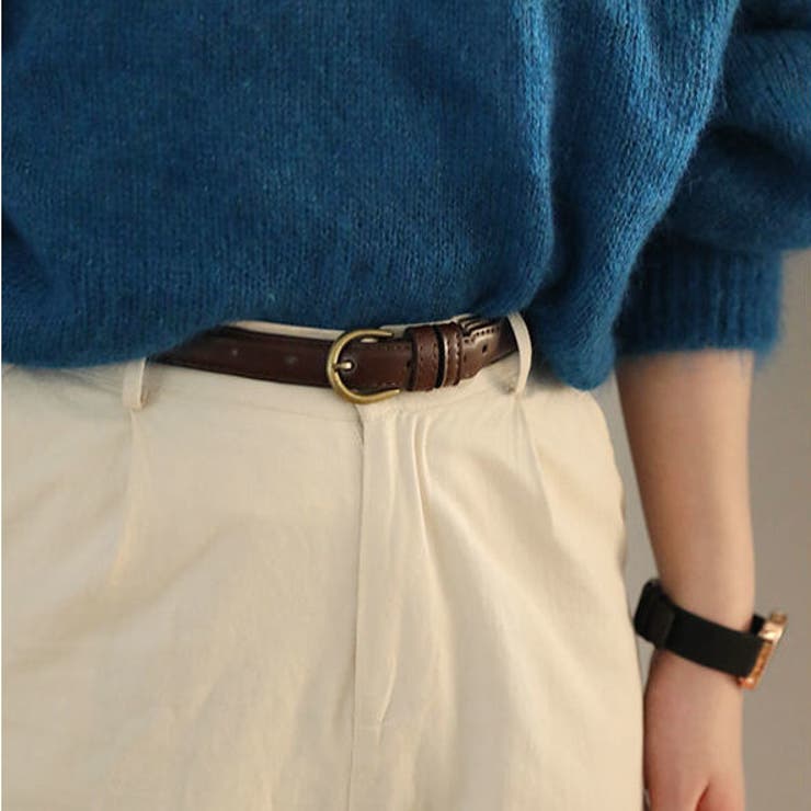 ベルト レザー調 ピンバックル | PlusNao | 詳細画像7 