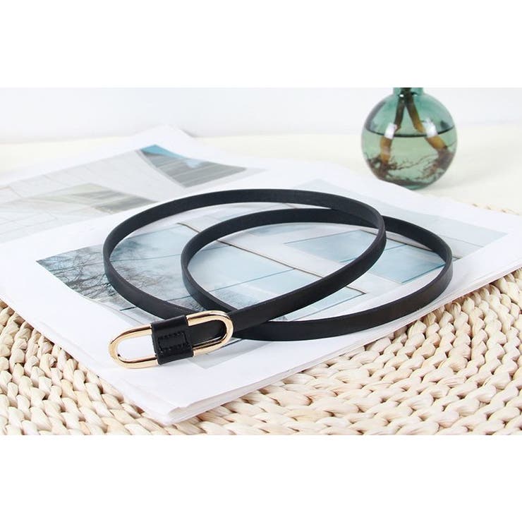 細ベルト レディース レザー風 | PlusNao | 詳細画像12 