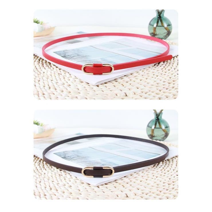 細ベルト レディース レザー風 | PlusNao | 詳細画像13 