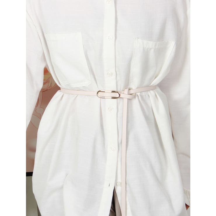 細ベルト レディース レザー風 | PlusNao | 詳細画像4 