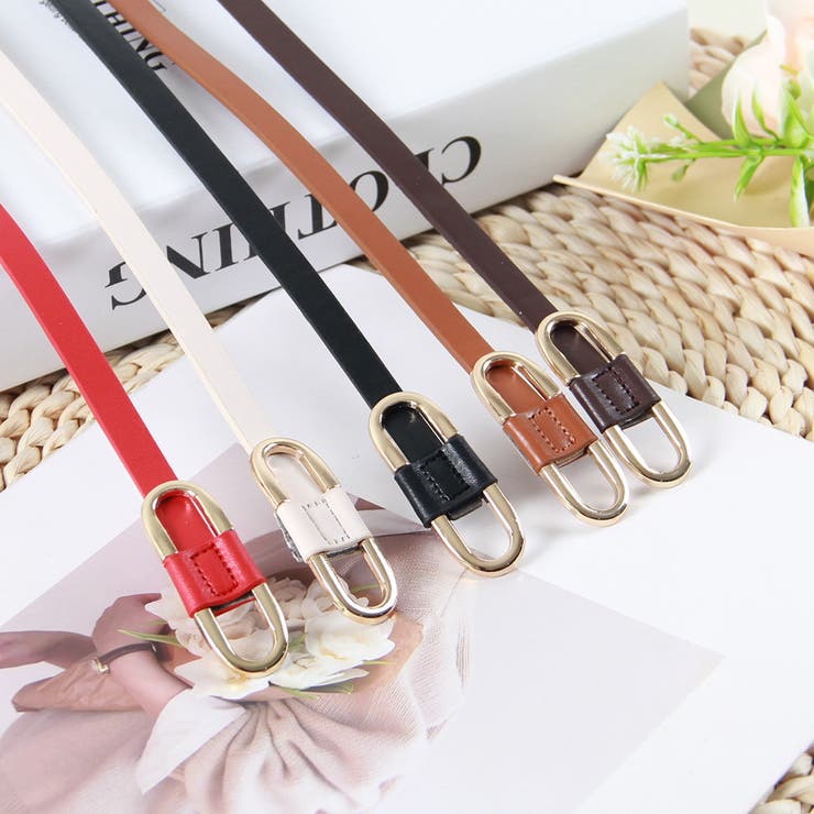 細ベルト レディース レザー風 | PlusNao | 詳細画像7 