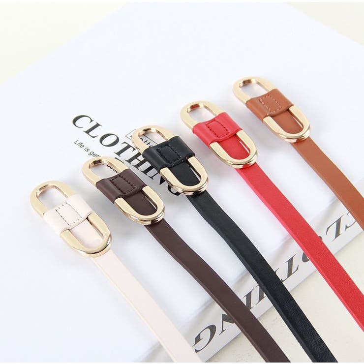 細ベルト レディース レザー風 | PlusNao | 詳細画像9 