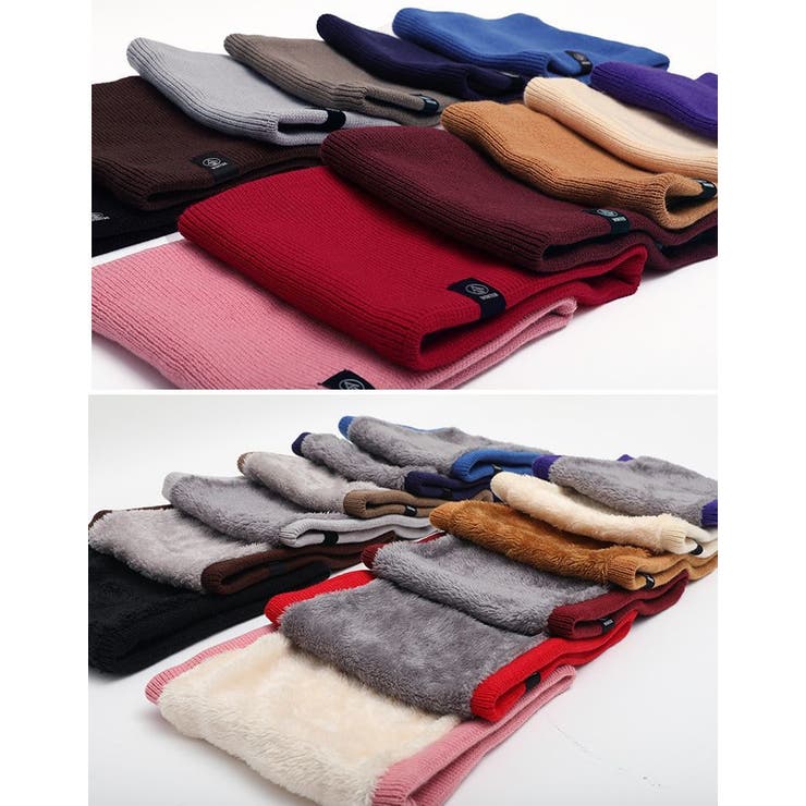 ネックウォーマー リブニット 裏起毛 | PlusNao | 詳細画像13 