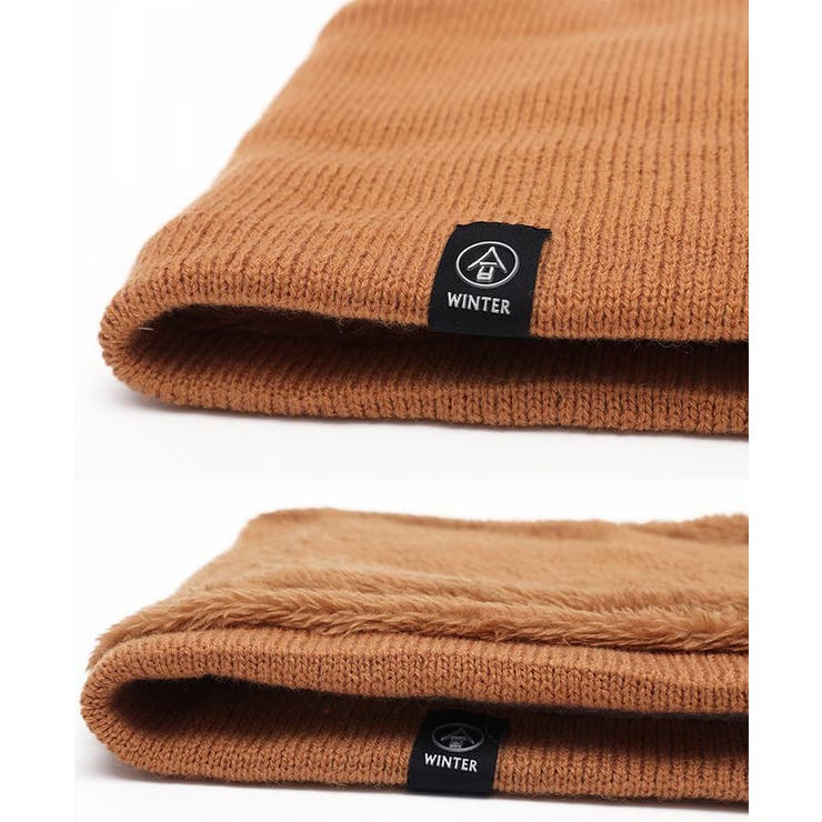 ネックウォーマー リブニット 裏起毛 | PlusNao | 詳細画像15 