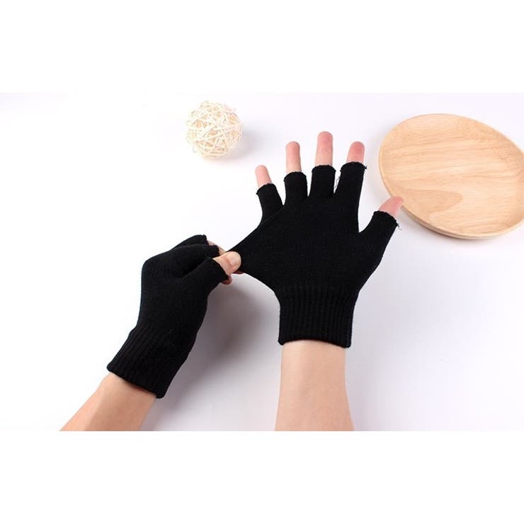 手袋 フィンガーレス ハーフフィンガー | PlusNao | 詳細画像3 