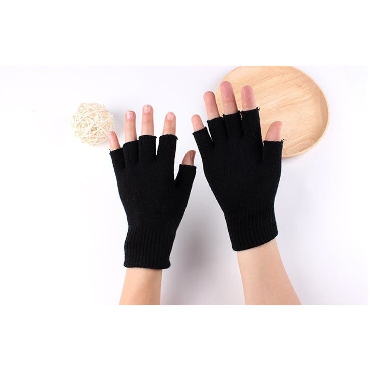 手袋 フィンガーレス ハーフフィンガー | PlusNao | 詳細画像4 