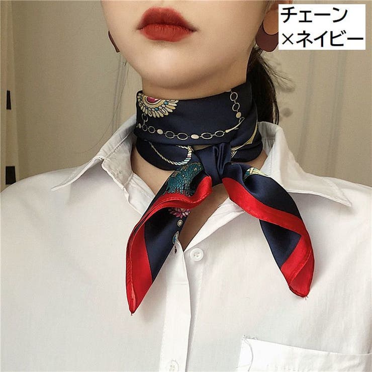 スカーフ 70×70cm レディース[品番：FQ000192245]｜PlusNao 