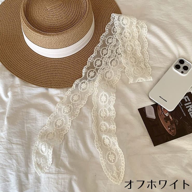 スカーフ レディース 総レース | PlusNao | 詳細画像12 