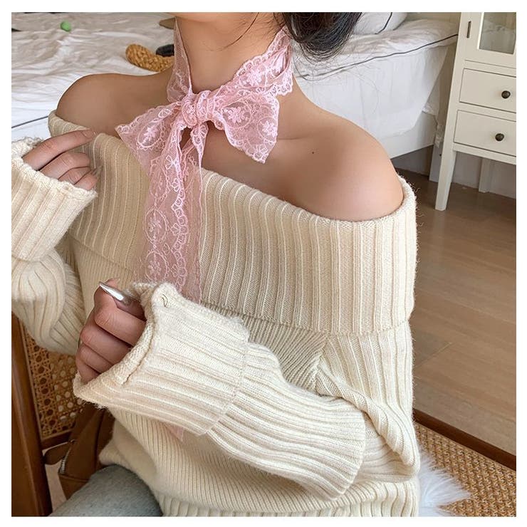 スカーフ レディース 総レース | PlusNao | 詳細画像5 