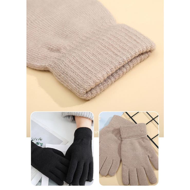 ニット手袋 グローブ レディース | PlusNao | 詳細画像3 