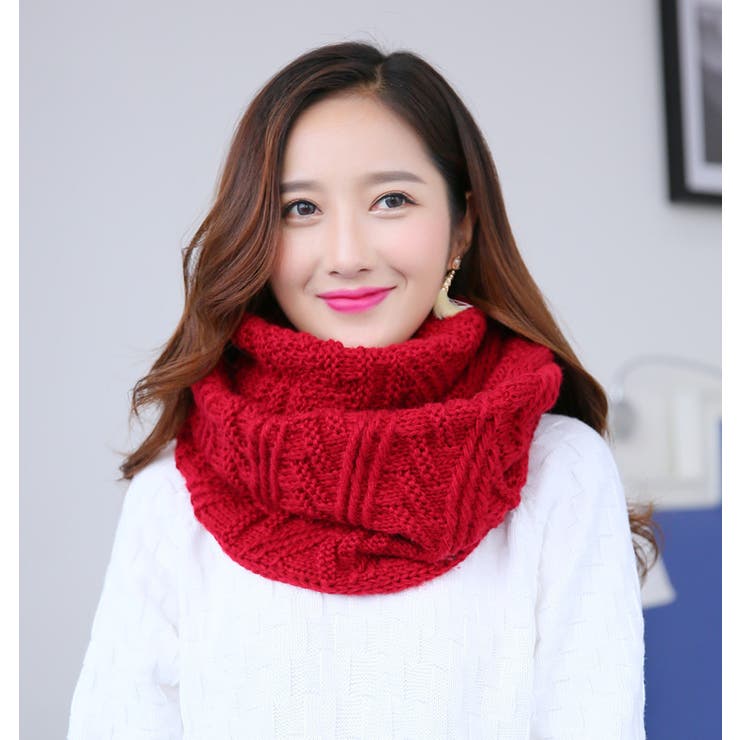 スヌード ネックウォーマー レディース | PlusNao | 詳細画像12 