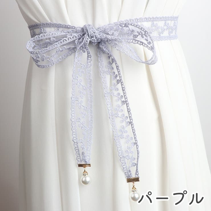 レースベルト サッシュベルト レディース | PlusNao | 詳細画像9 