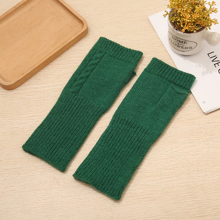 ハンドウォーマー 指なし手袋 ニット | PlusNao | 詳細画像5 