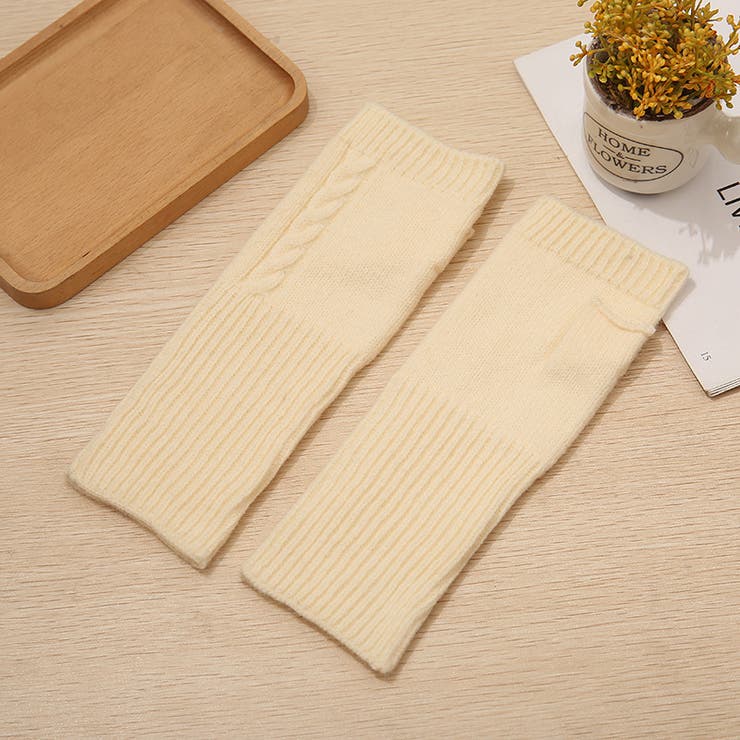 ハンドウォーマー 指なし手袋 ニット | PlusNao | 詳細画像8 