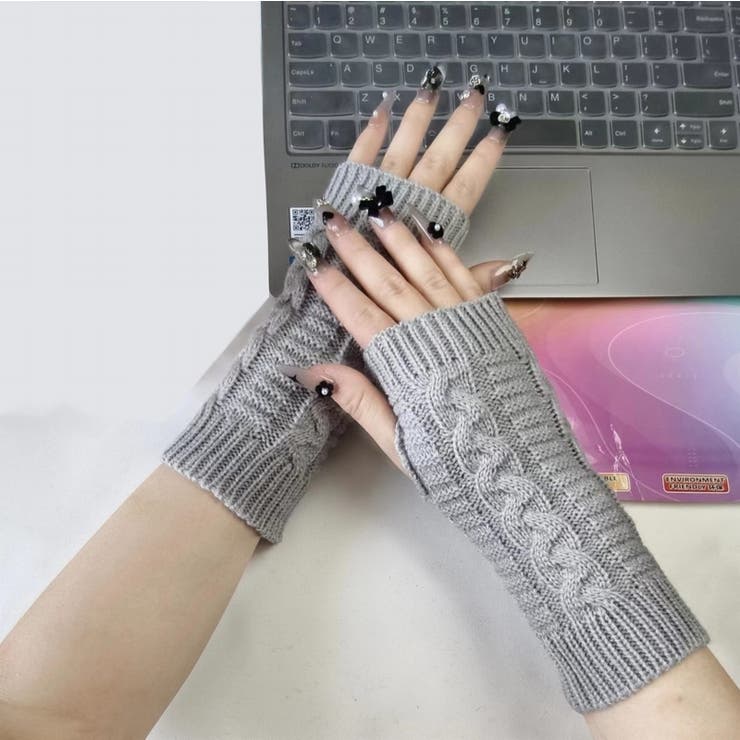 ハンドウォーマー レディース手袋 指なし | PlusNao | 詳細画像3 