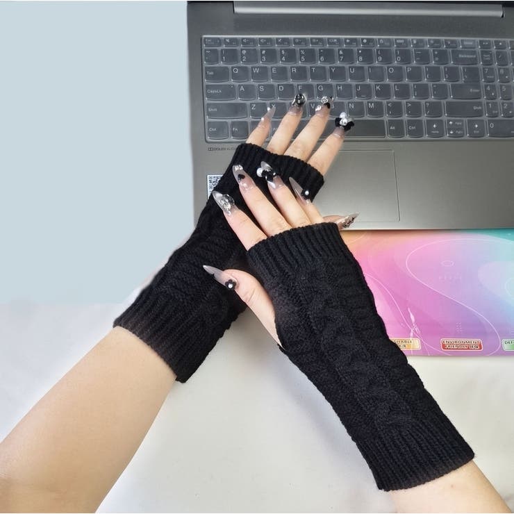 ハンドウォーマー レディース手袋 指なし | PlusNao | 詳細画像5 