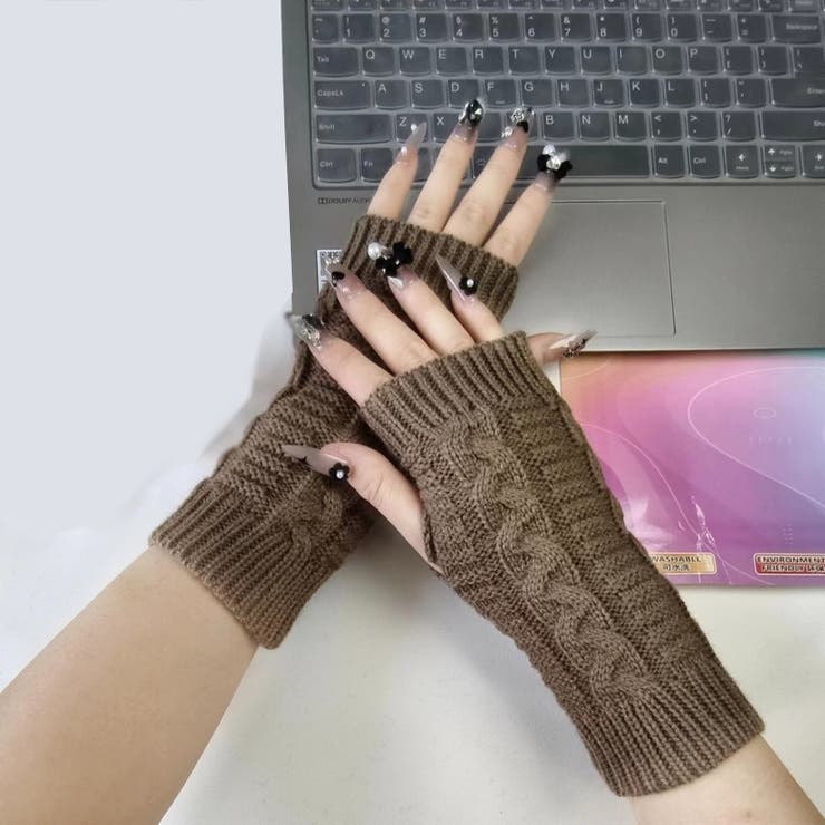 ハンドウォーマー レディース手袋 指なし | PlusNao | 詳細画像6 