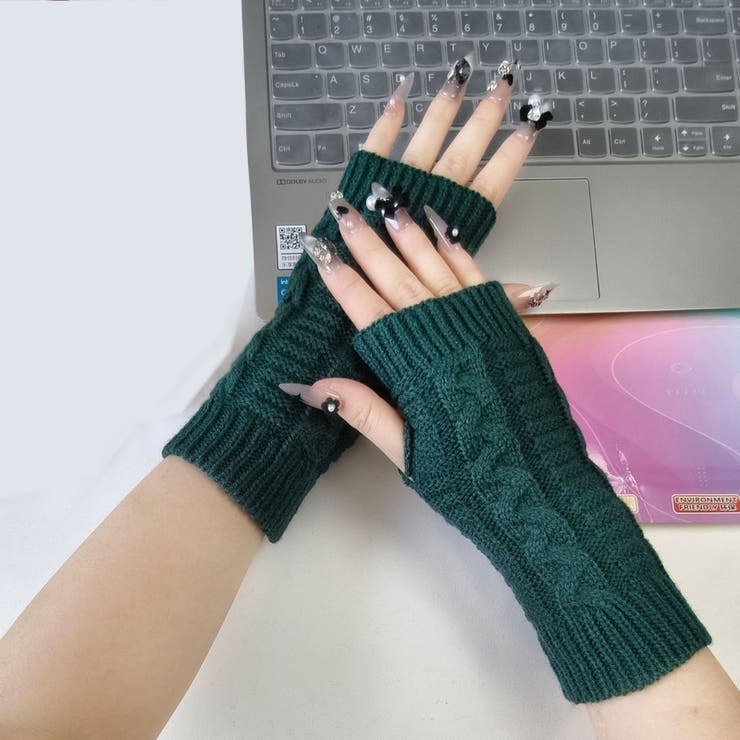 ハンドウォーマー レディース手袋 指なし | PlusNao | 詳細画像8 