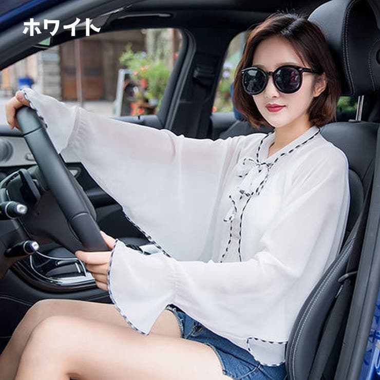 日除けカーディガン 日除けショール レディース | PlusNao | 詳細画像2 