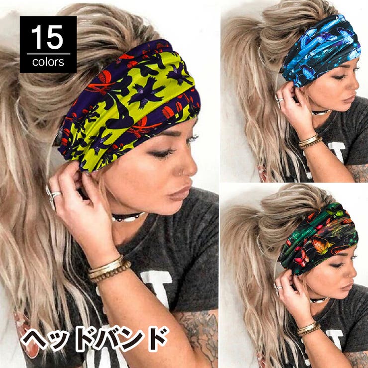 ヘッドバンド ヘアバンド ターバン | PlusNao | 詳細画像1 