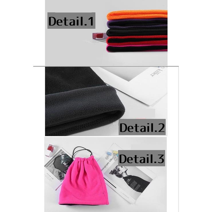 ネックウォーマー 2WAY 帽子 | PlusNao | 詳細画像19 