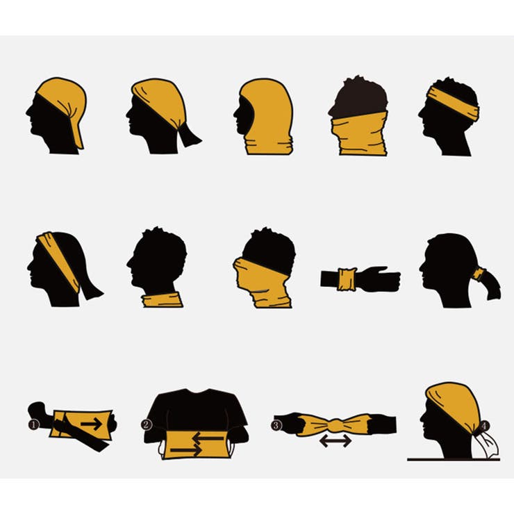 フェイスマスク フェイスカバー 10way | PlusNao | 詳細画像9 