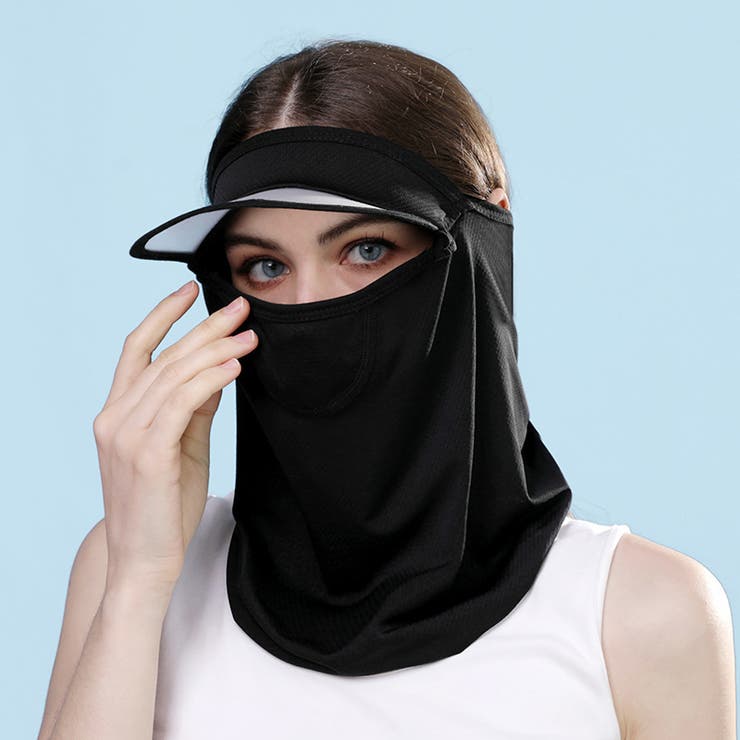 フェイスカバー サンバイザー付き フェイスマスク | PlusNao | 詳細画像2 