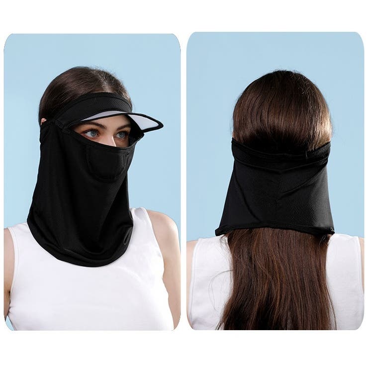 フェイスカバー サンバイザー付き フェイスマスク | PlusNao | 詳細画像6 