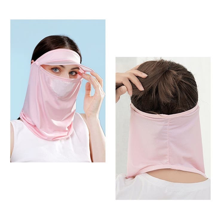 フェイスカバー サンバイザー付き フェイスマスク | PlusNao | 詳細画像7 