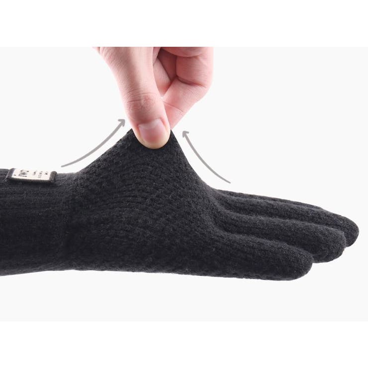 スマホ手袋 スマートフォン対応 ニット | PlusNao | 詳細画像4 