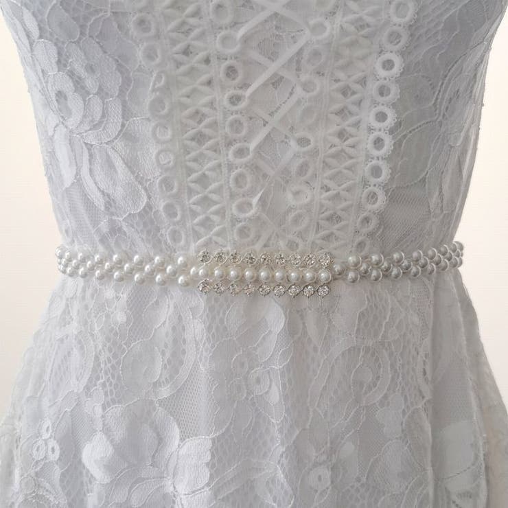 ベルト レディース フェイクパール | PlusNao | 詳細画像2 