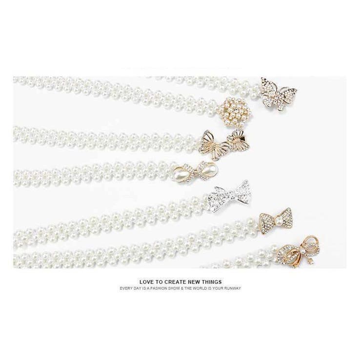 ベルト レディース フェイクパール | PlusNao | 詳細画像4 