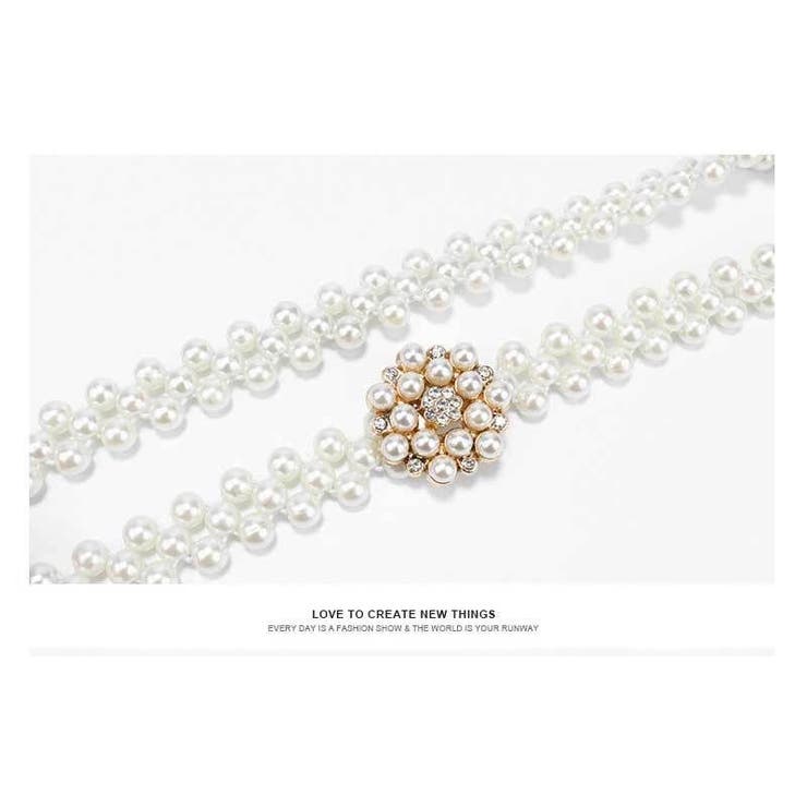 ベルト レディース フェイクパール | PlusNao | 詳細画像5 