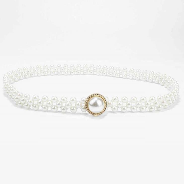 ベルト レディース フェイクパール | PlusNao | 詳細画像6 