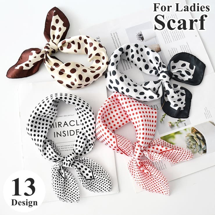 スカーフ 50cm レディース | PlusNao | 詳細画像1 