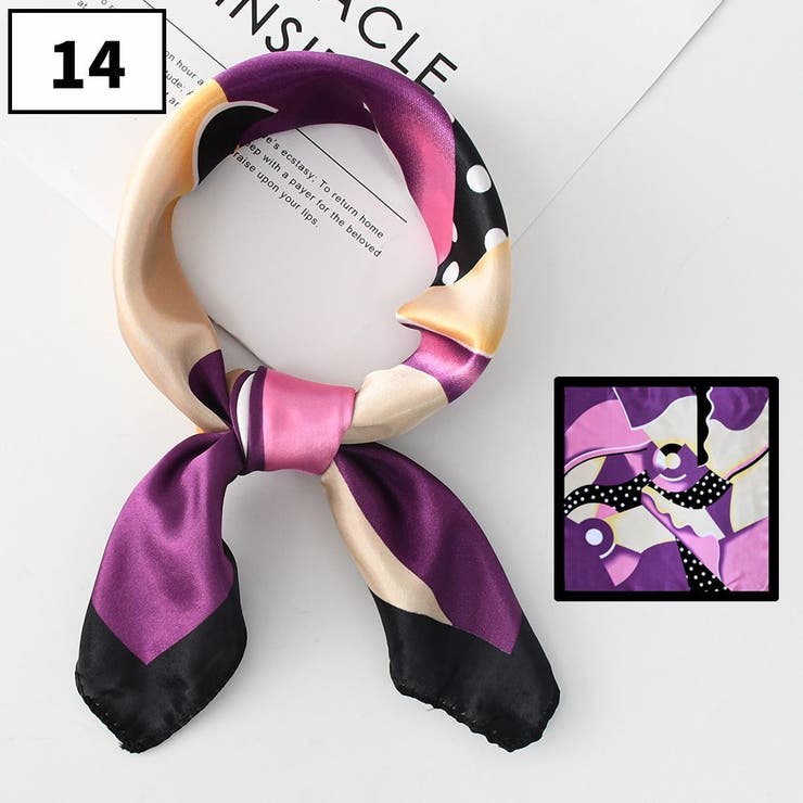 スカーフ 50cm レディース | PlusNao | 詳細画像19 